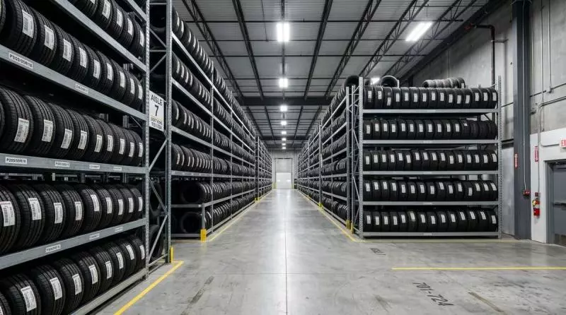 Стеллажи для хранения шин: решения для автосервисов