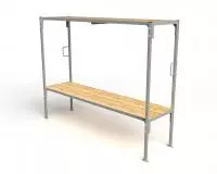 Нары металлические двухъярусные