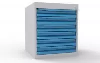 Тумба инструментальная Твс6 с шестью ящиками