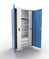 Шкаф инструментальный КД-ПШ-3.04.03.2п c 3 ящиками