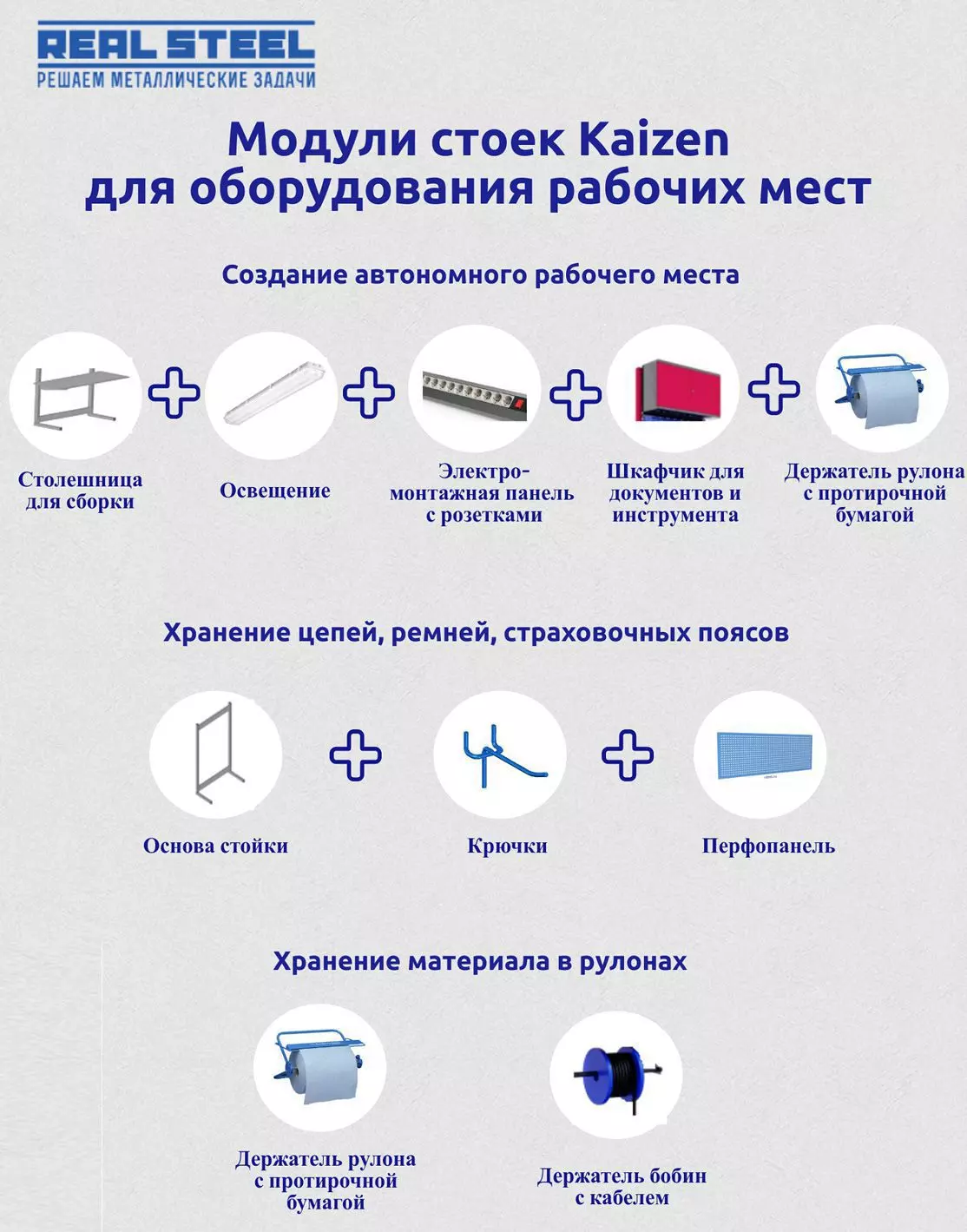 Перемены не проблема: модульные стойки на все случаи жизни