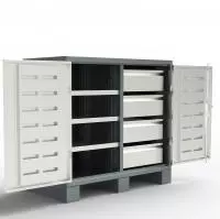 Шкаф для оснастки инструментальный Профи 900-2 п3.я4 (мод.1)