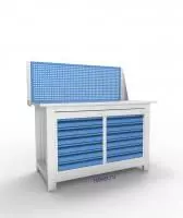 Верстак слесарный двухтумбовый АСПроф14/6-6/ЭП