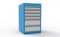 Тумба инструментальная Тв6 с шестью ящиками