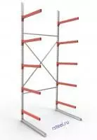 Стеллаж консольный ОДНОсторонний 1-но секционный СК