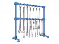 Стеллаж для хранения строп стационарный