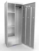 Шкаф металлический для уборочного инвентаря ШУ-700