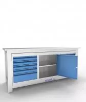 Верстак слесарный трехтумбовый АСПроф19 /5-0-6