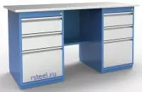 Верстак слесарный двухтумбовый ВМ.233