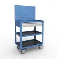 Тележка открытая ТО-3.70.48 с ящиком и экраном перф.