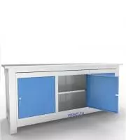 Верстак слесарный трехтумбовый АСПроф19 /0-0-0