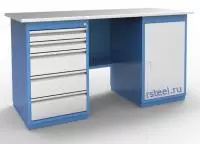 Верстак слесарный двухтумбовый ВМ.205