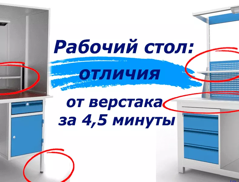 Рабочий стол: ключевые отличия от верстака за 4,5 минуты