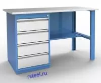 Верстак слесарный однотумбовый ВМ.104