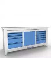 Верстак слесарный трехтумбовый АСПроф19 /4-0-5