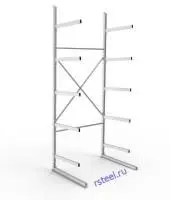 Стеллаж консольный ОДНОсторонний 1-но секционный СКл