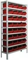Стеллаж для метизов 1000*400*1800h/ 9 /12.414-32