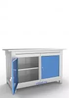 Верстак слесарный двухтумбовый АСПроф14/0-0