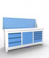 Верстак слесарный трехтумбовый АСПроф19 /3-0-5/ ЭП