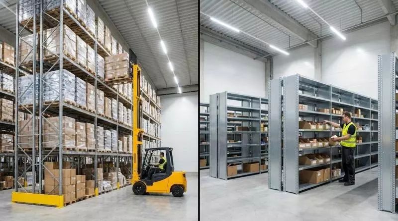 Грузовые и паллетные стеллажи: отличия, допустимая нагрузка и области применения