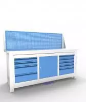 Верстак слесарный трехтумбовый АСПроф19 /4-0-5/ ЭП