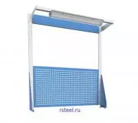 Перфопанель (перфорированный экран) со светильником ЭС