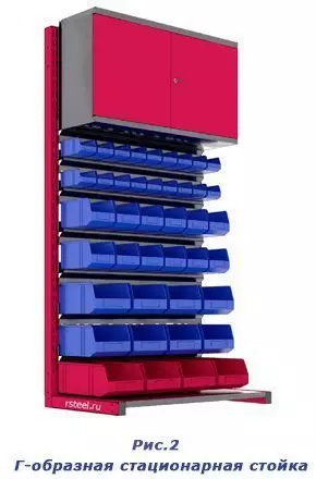 Г-образная стационарная стойка картинка
