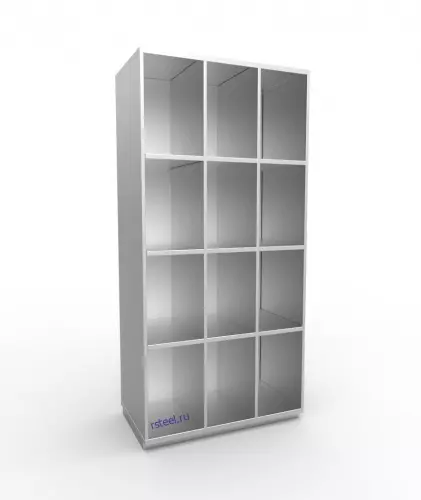 Шкаф для сумок на 12 ячеек открытый ШЯо 12