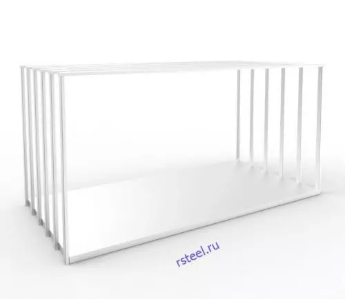 Вертикальный стеллаж для листового металла с секциями СВМ-3