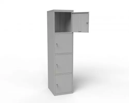 Шкаф металлический модульный ШРС 14 300 серый