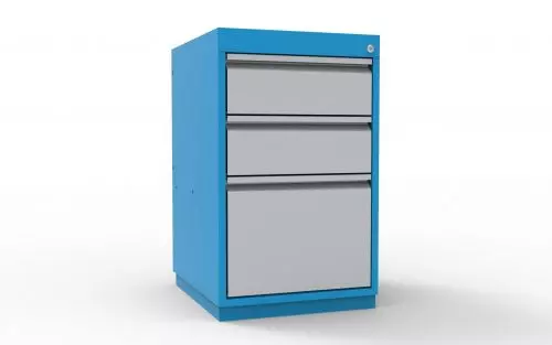 Тумба инструментальная Тв3 с тремя ящиками