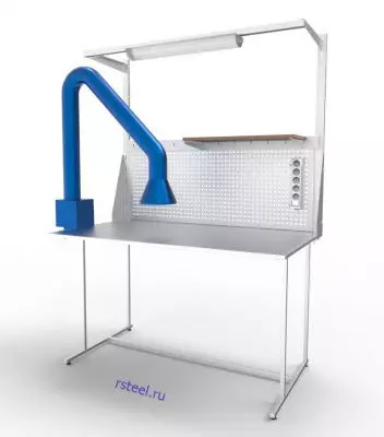 Стол лаборанта-химика СПМ-01-07 (с ПВУ)