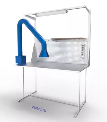 Стол лаборанта-химика СПМ-01-07 (с ПВУ)