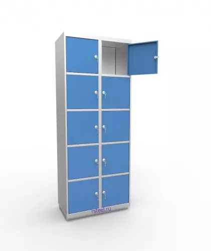 Шкаф для сумок сварной ШЯ 10 на 10 ячеек