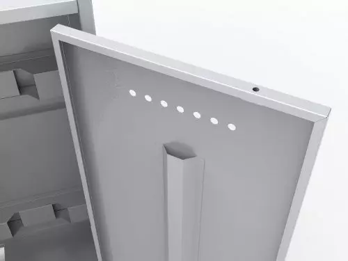 Шкаф баллонный ШГм-2 - дверь