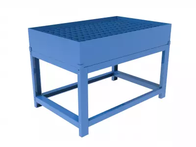 Поддон металлический для деталей станка с ЧПУ