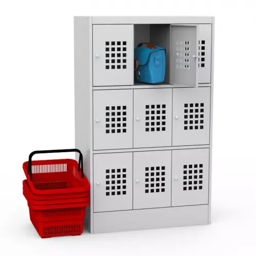 Шкаф металлический на 9 ячеек ШРС 33