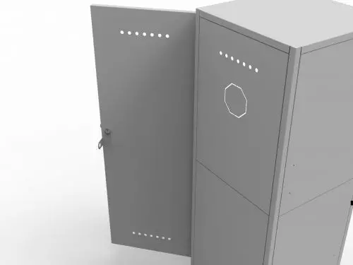 Баллонный шкаф ШГм-1 - перфорация