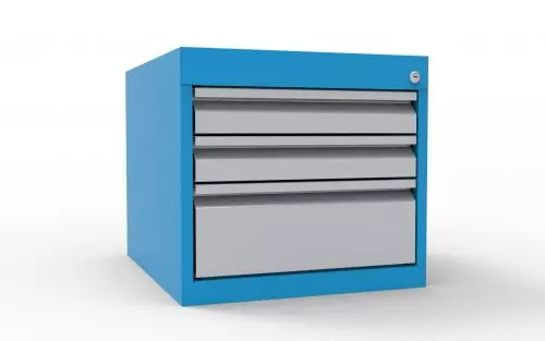 Тумба инструментальная Твм3 с тремя ящиками
