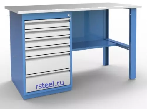 Верстак слесарный однотумбовый ВМ.106