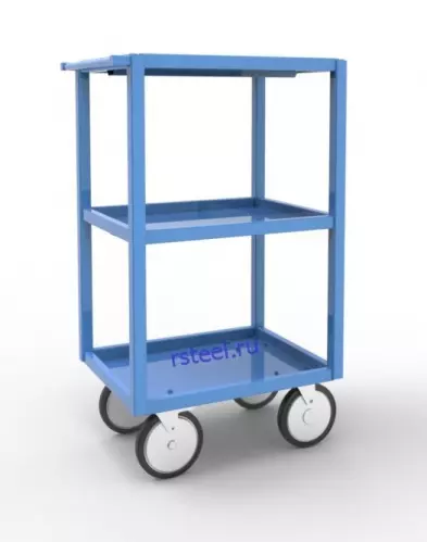 Тележка монтажная ТОС-3.90.50 высокая/сталь/борт 30мм.