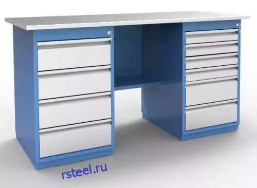 Верстак слесарный двухтумбовый ВМ.246