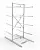 Стеллаж консольный ДВУХсторонний 1-но секционный СКл