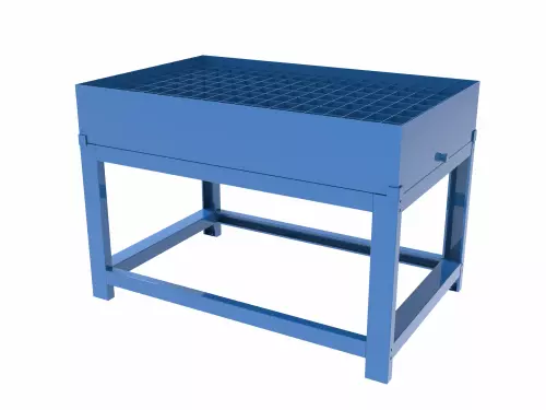 Поддон металлический для деталей станка с ЧПУ