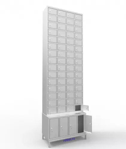 Шкаф с ячейками для мобильных телефонов ШМЯ-64