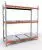 Стеллаж с выкатными платформами СП 2700 /3 яр/ 6 вп / оцинк. внут. 0,7