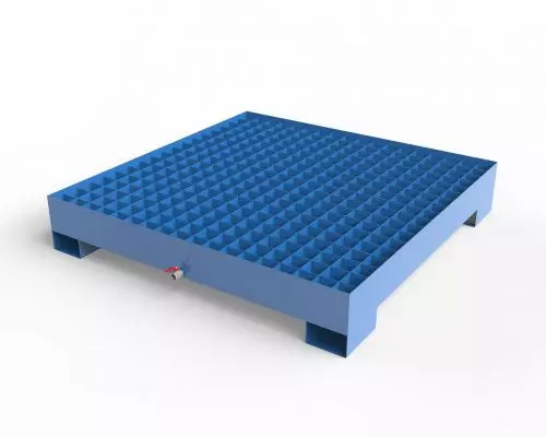 Поддон металлический для четырех бочек 200 л. ПДБ 4