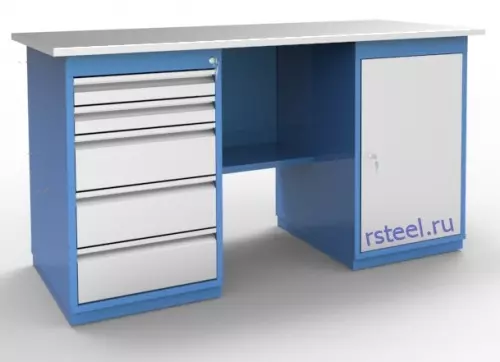 Верстак слесарный двухтумбовый ВМ.205