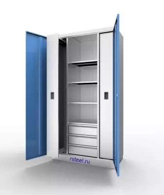 Шкаф инструментальный КД-ПШ-3.04.03.2п c 3 ящиками