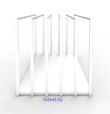 Вертикальный стеллаж для листового металла с секциями СВМ-3